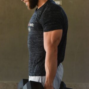 Rubber Hex Dumbbells - Image 1